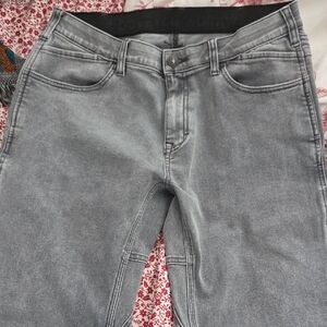 Women's Gray Straight Leg Jeans